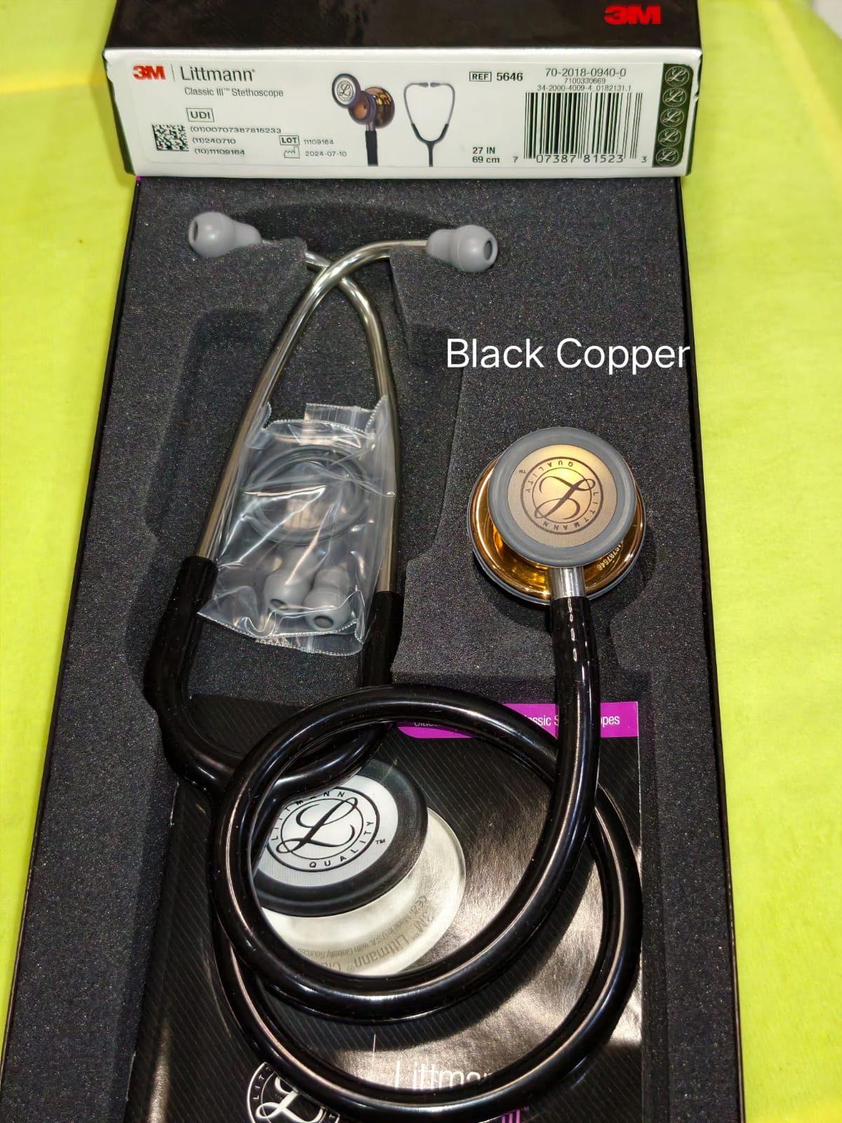 3M Littmann Classic III — Black Copper